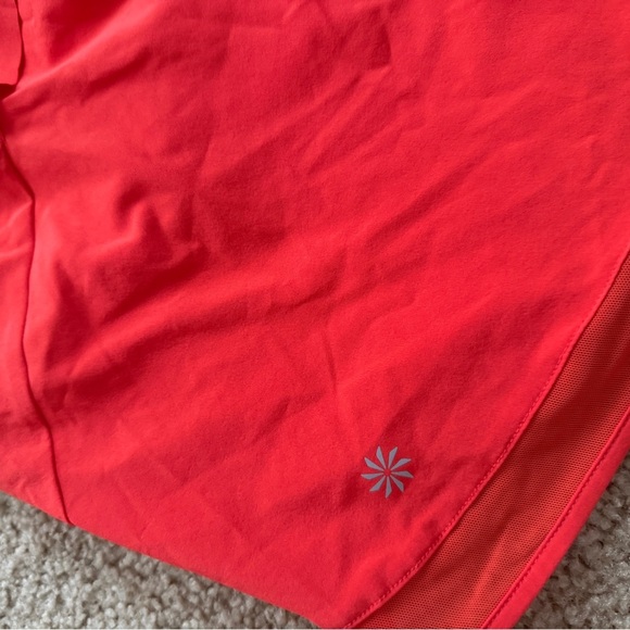 Athleta Women's Bright Red Athletic Shorts - Picture 6 of 7